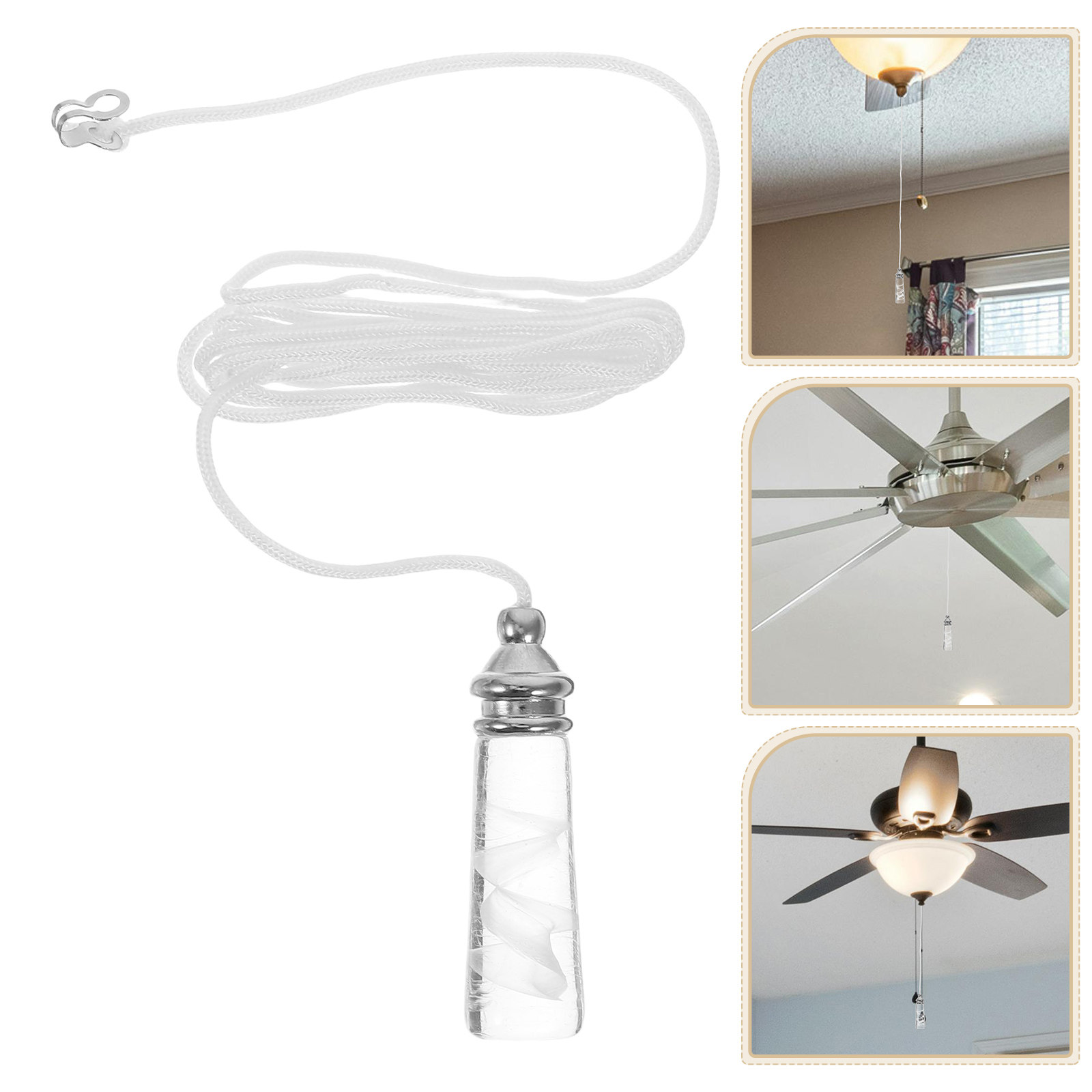 Decor Lighting Ceiling Fans - سلسلة سحب لمروحة السقف، سلسلة زخرفية