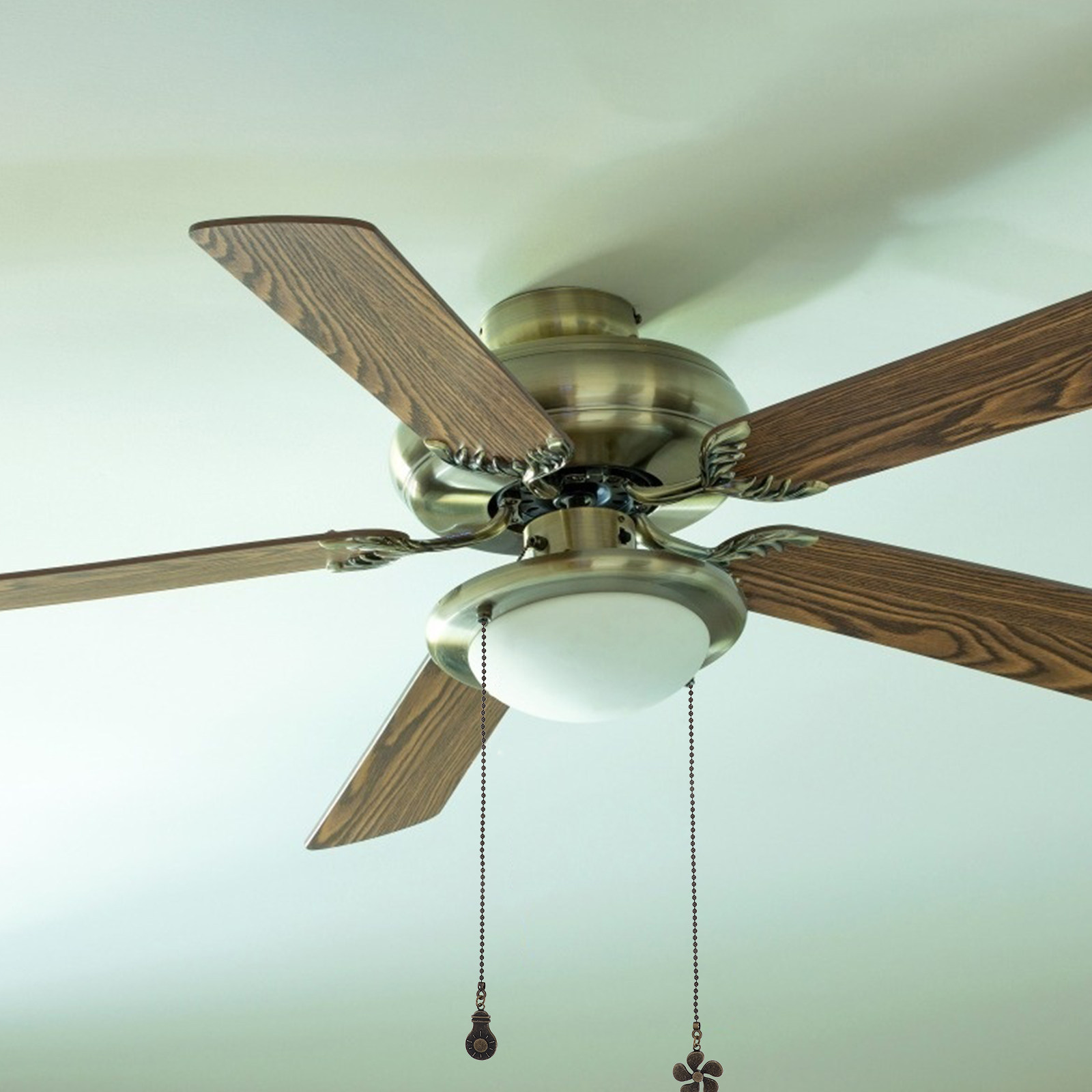 Decor Lighting Ceiling Fans - قطعتان من معلقات مروحة السقف بتصميم