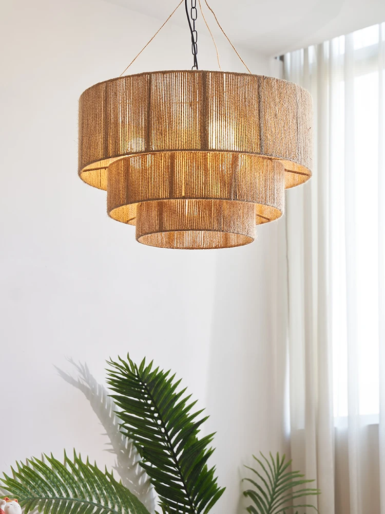 Decor Lighting Australia - اليدوية الروطان البوهيمي الرجعية الثريا الإبداعية