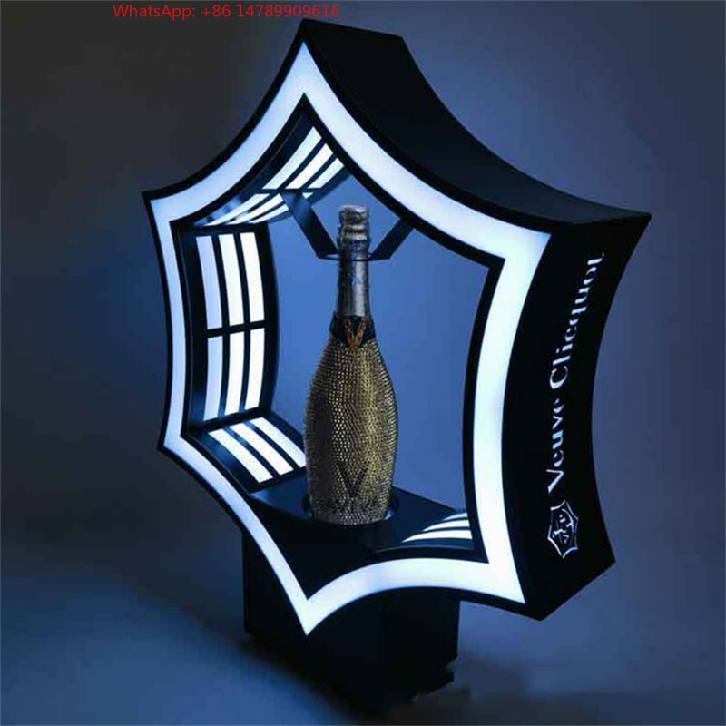 Light Up Letters Marquee - حامل عرض مشروبات كحولية LED فاخر