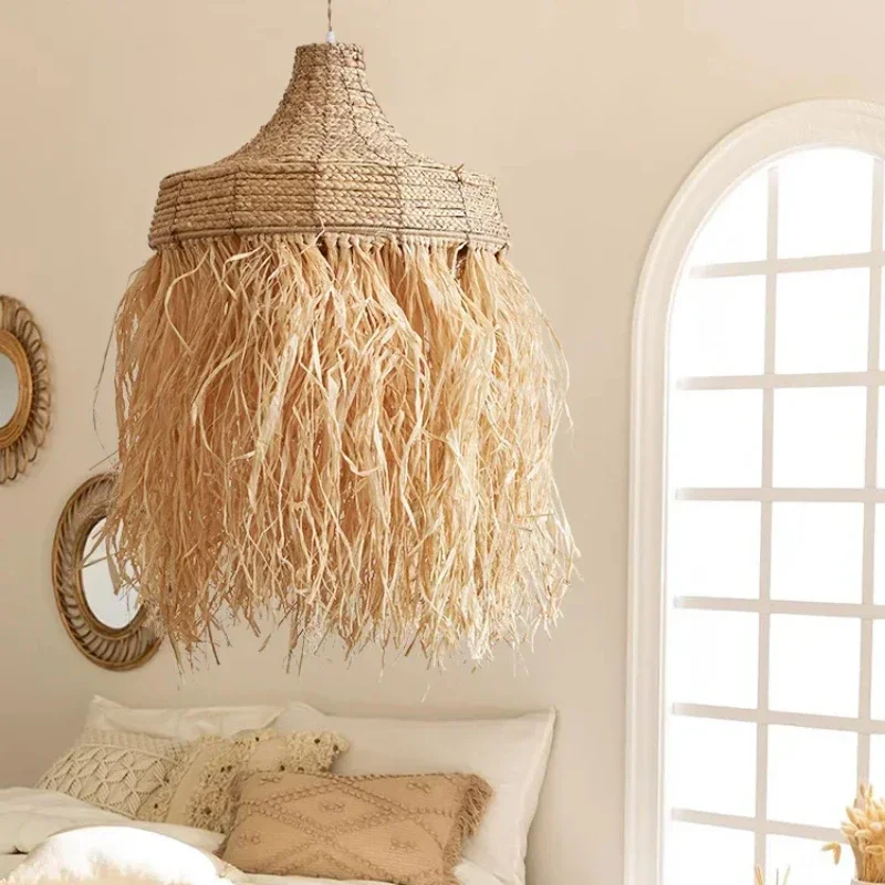 Decor Lighting Australia - مصباح معلق مصنوع يدويًا من القش