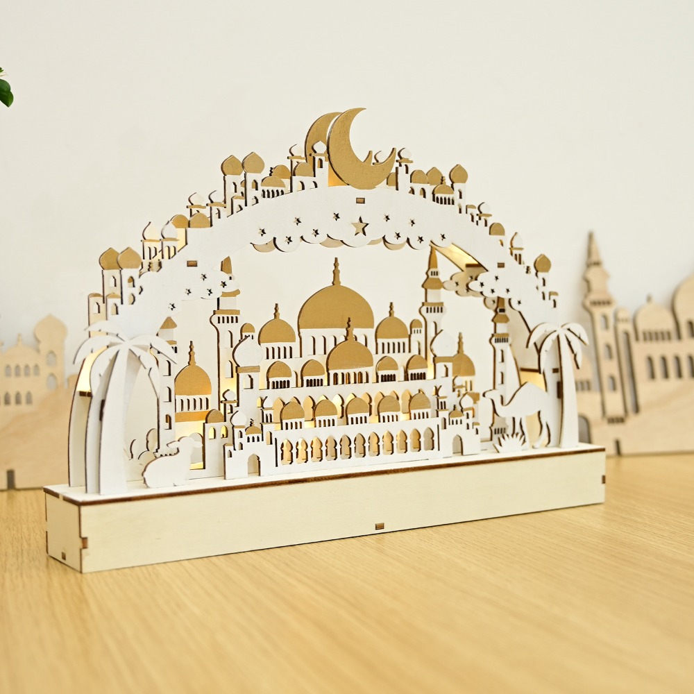 مصباح خشبي جديد بتصميم القمر و - مراجعة Lighting Decor Woodbridge وسعره