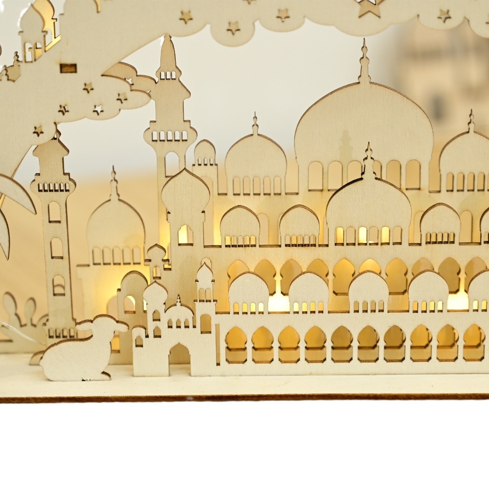 مصباح خشبي جديد بتصميم القمر و - مراجعة Lighting Decor Woodbridge وسعره