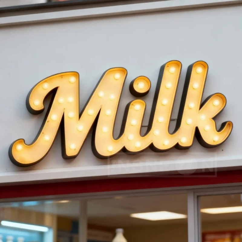 علامة سرادق بأحرف معدنية مخصصة - مراجعة Light Up Letters Marquee وسعره