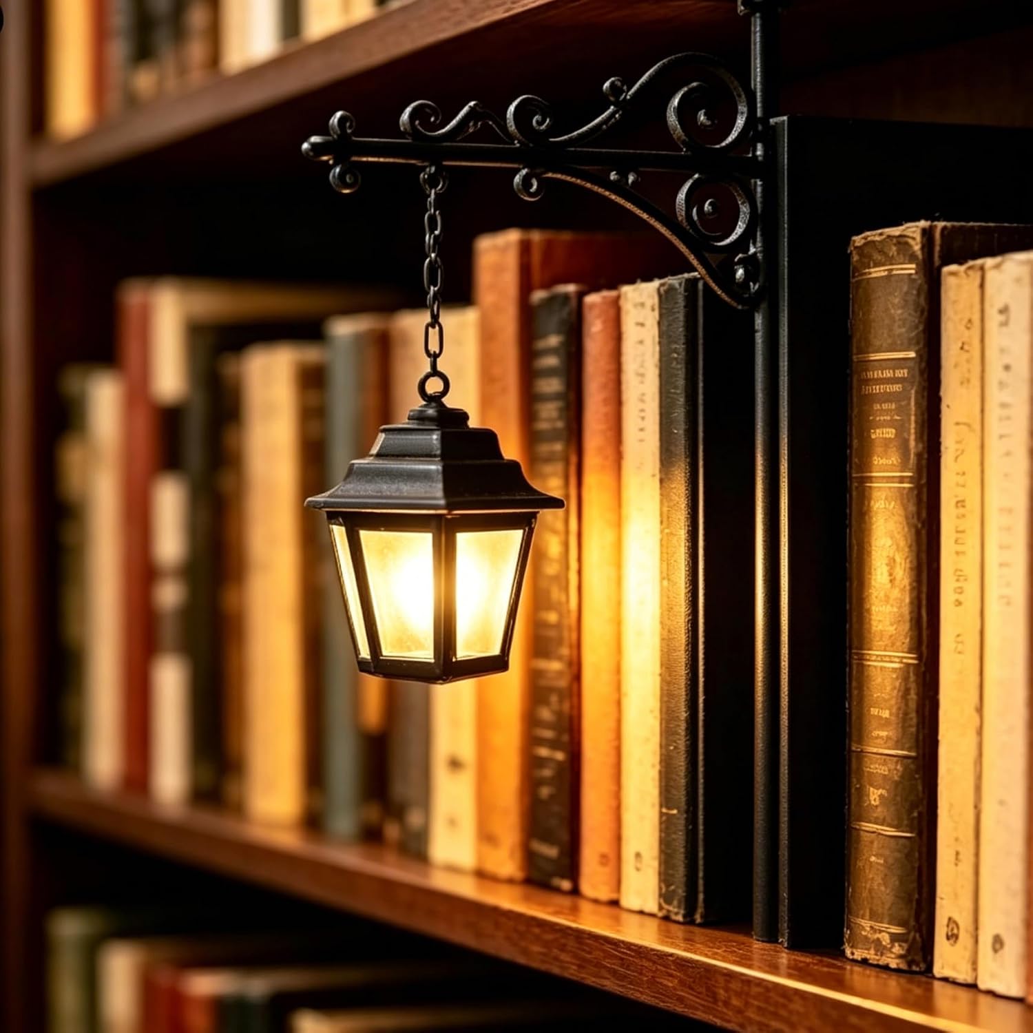 مصباح رف الكتب، فانوس المكتبة، - مراجعة Lighting Decoration For Home وسعره