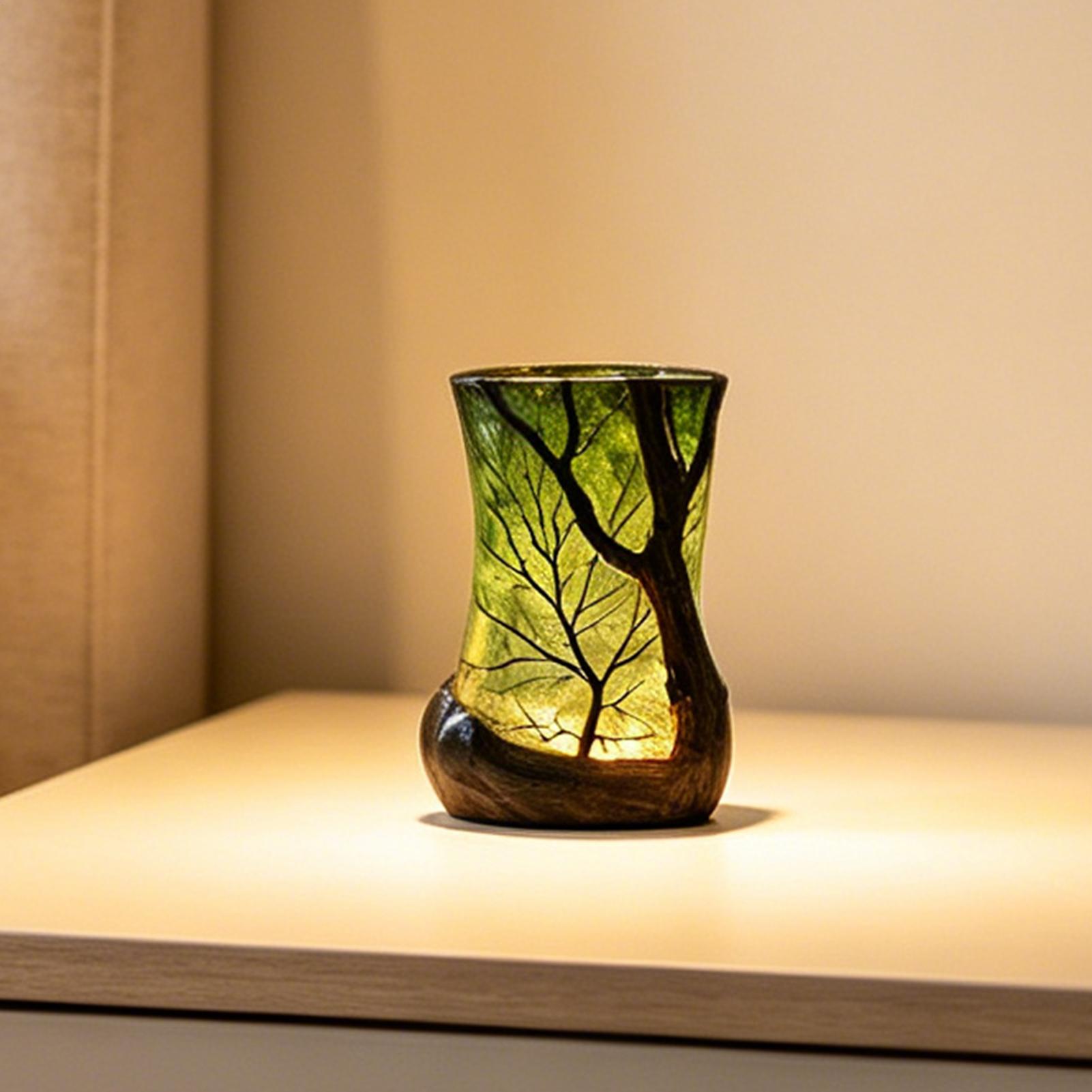 مصباح طاولة جانبي على شكل غابة - مراجعة Lighting Decoration For Home وسعره