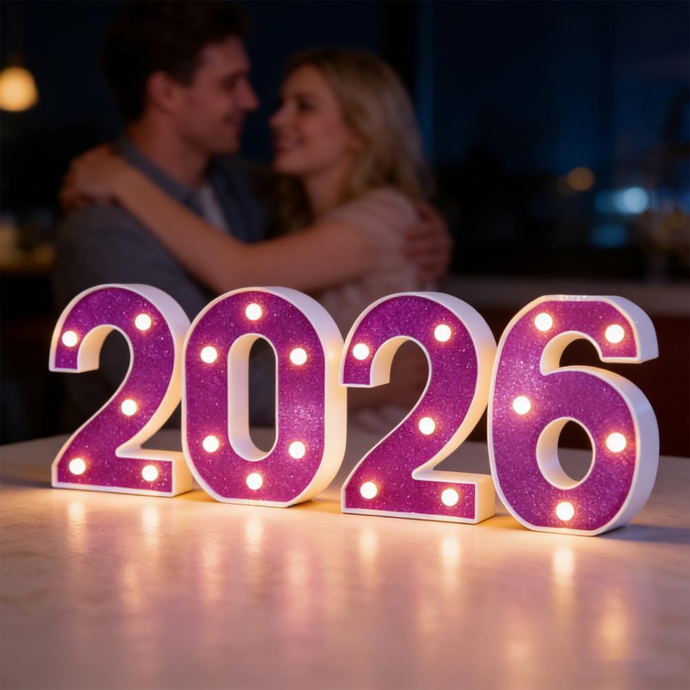 تضيء أرقام 2026 أرقام سرادق LE - مراجعة Light Up Letters Marquee وسعره