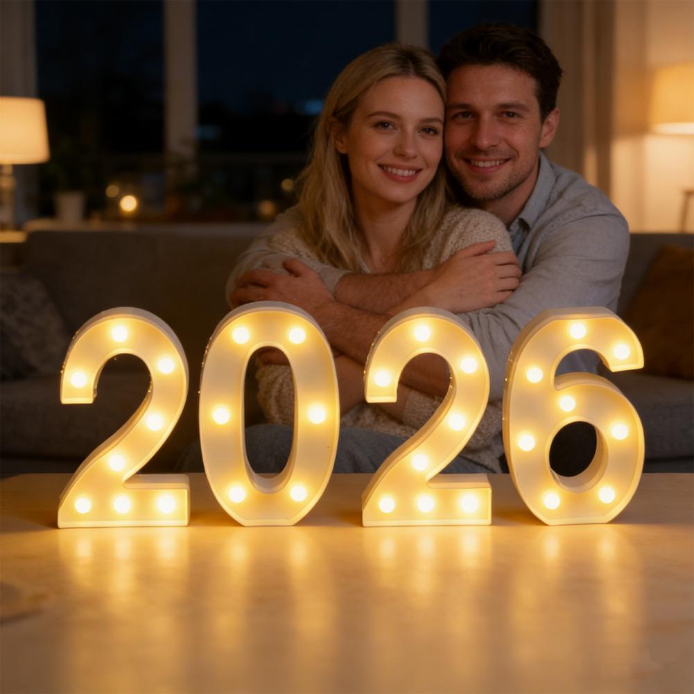 تضيء أرقام 2026 أرقام سرادق LE - مراجعة Light Up Letters Marquee وسعره