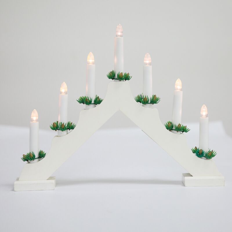 عيد الميلاد شمعة خشبية قوس ضوء - مراجعة Lighting Decor Woodbridge وسعره