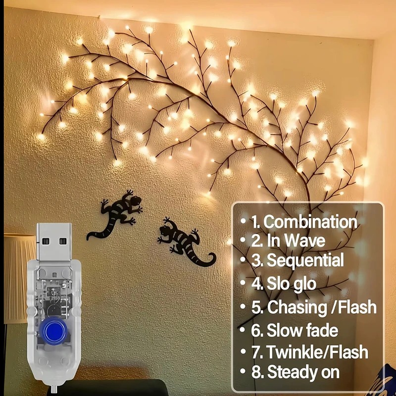 قلادة وردة على شكل ورقة القيقب - مراجعة Lighting Decoration For Home وسعره