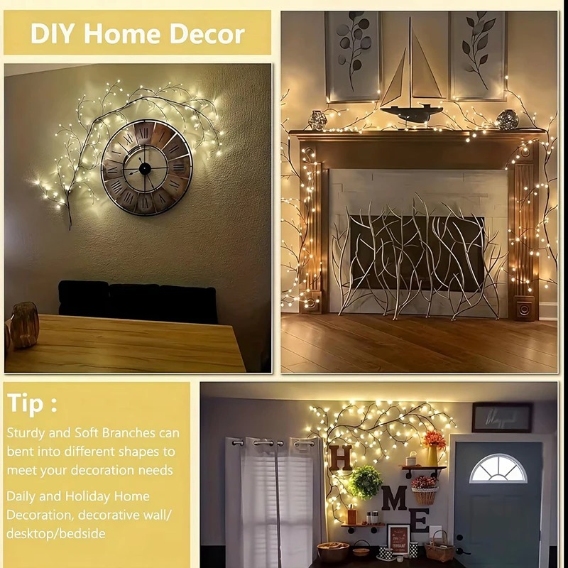 قلادة وردة على شكل ورقة القيقب - مراجعة Lighting Decoration For Home وسعره