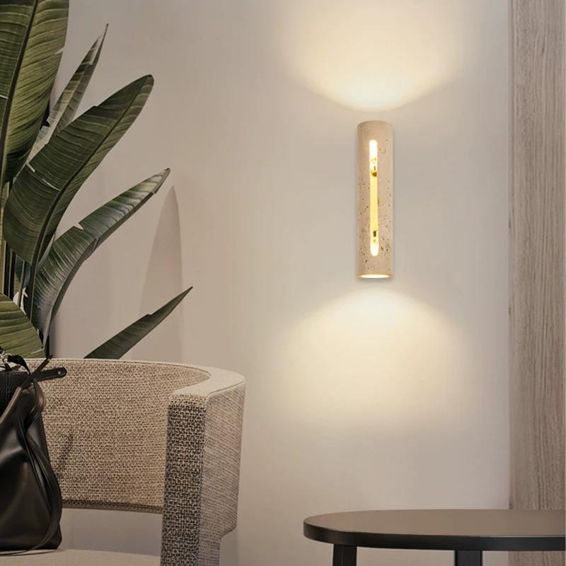 مصباح جداري من الحجر الترافرتي - مراجعة Decor Lighting Cy وسعره