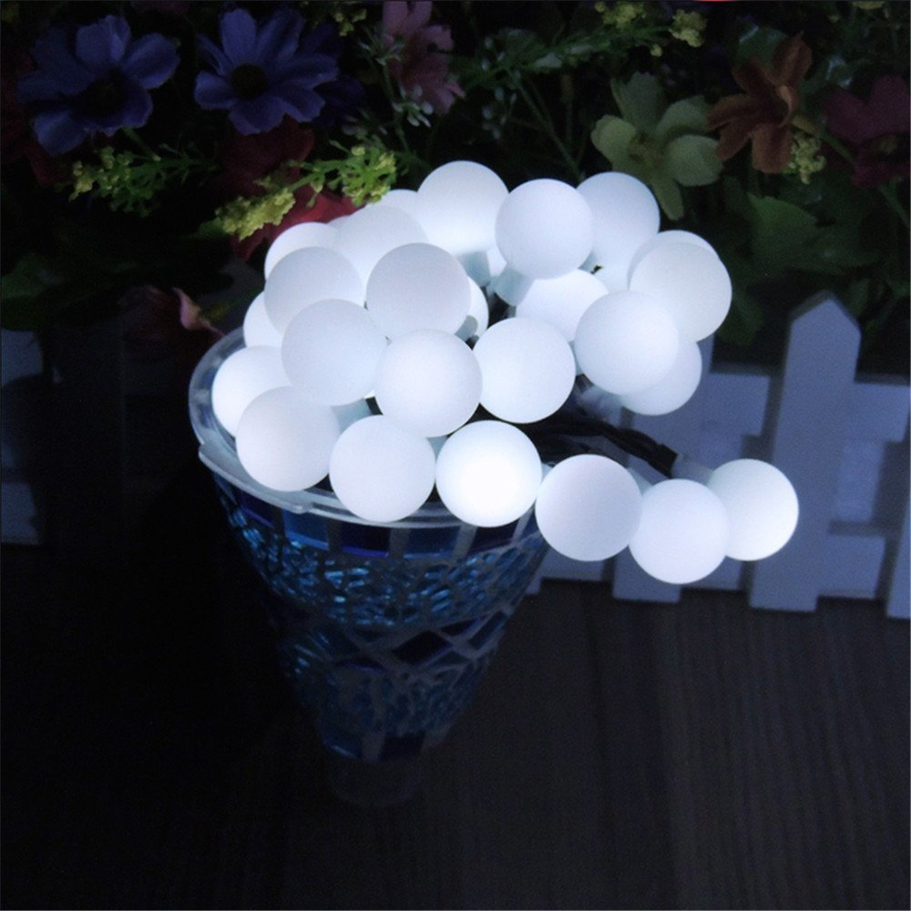 3M/6M/10M الكرة LED ضوء سلسلة  - مراجعة Outdoor Lighting Wedding Decor وسعره