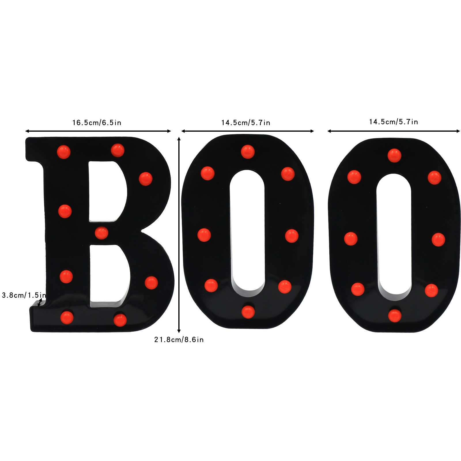 ديكور الهالوين داخلي-3 LED سرا - مراجعة Light Up Letters Marquee وسعره