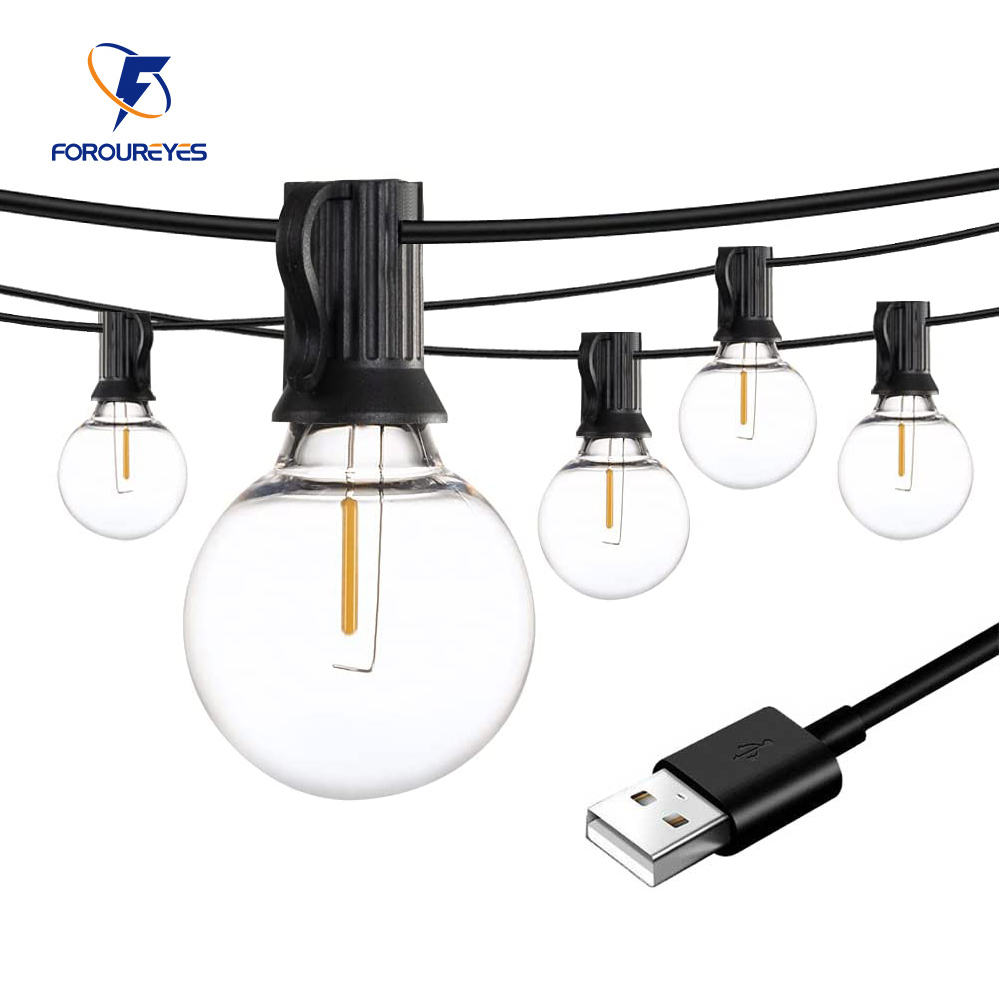 30 متر 15 متر 7.6 متر USB LED  - مراجعة Outdoor Lighting Wedding Decor وسعره