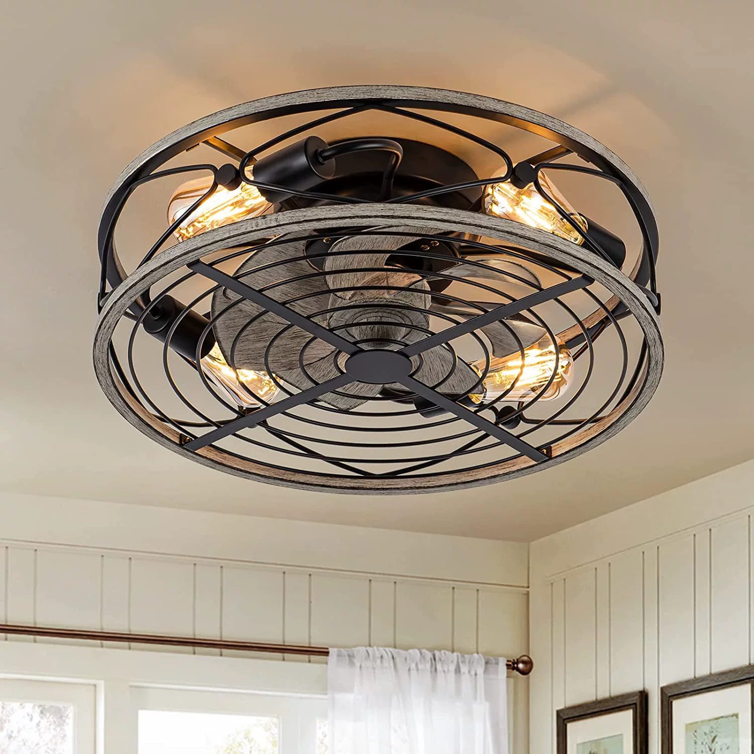 مروحة سقف ذكية مع أضواء التحكم - مراجعة Decor Lighting Ceiling Fans وسعره