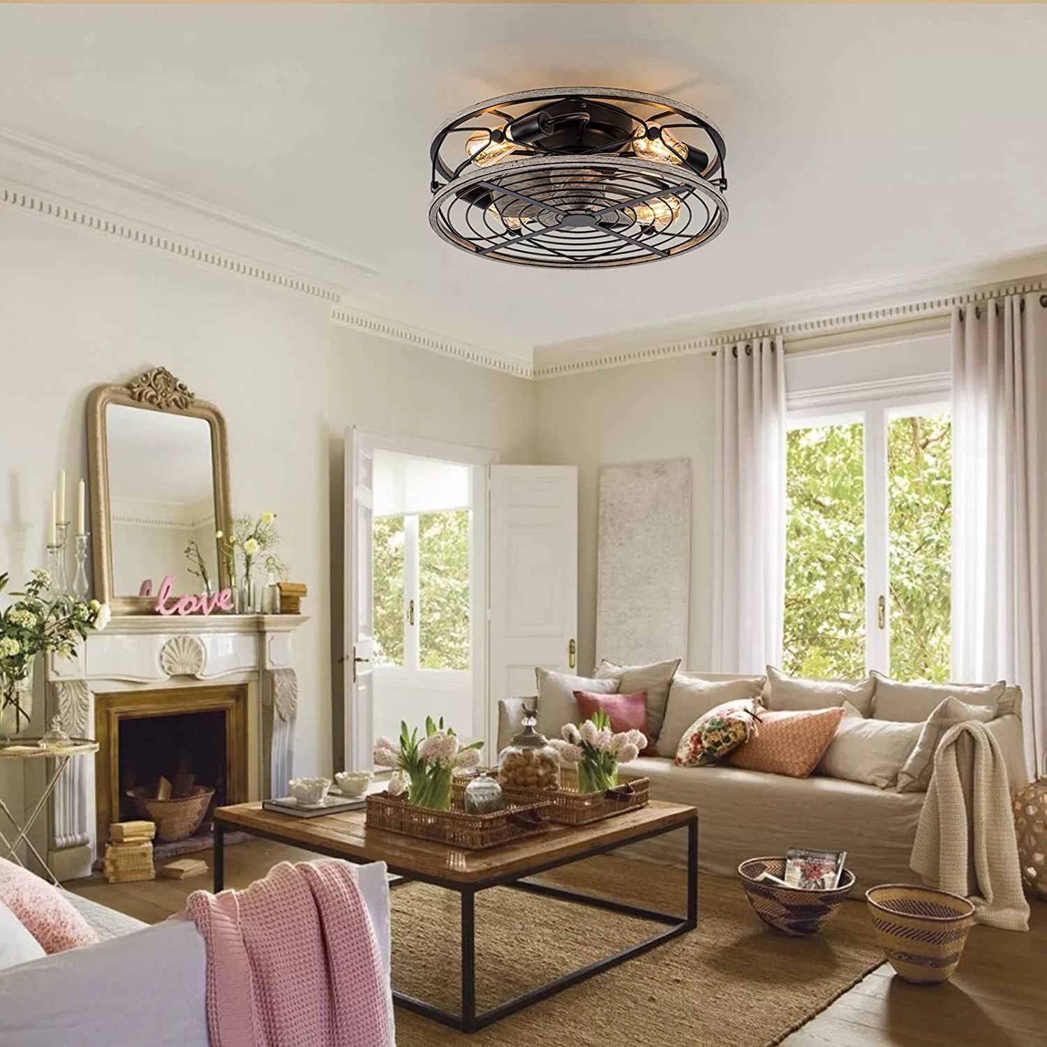 مروحة سقف ذكية مع أضواء التحكم - مراجعة Decor Lighting Ceiling Fans وسعره