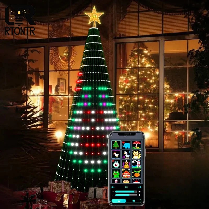 أضواء شجرة عيد الميلاد على شكل - مراجعة Lighting Decoration For Home وسعره