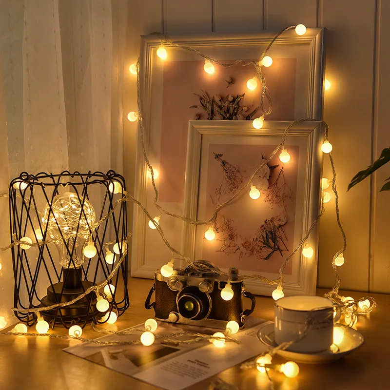 10 متر USB/بطارية الطاقة الكرة - مراجعة Outdoor Lighting Wedding Decor وسعره