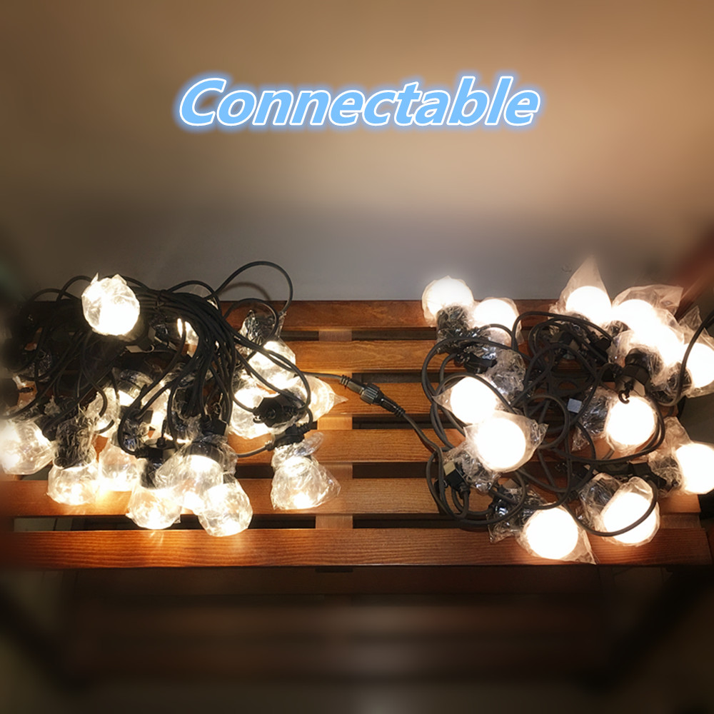 سلسلة أضواء LED كروية شفافة لل - مراجعة Outdoor Lighting Wedding Decor وسعره