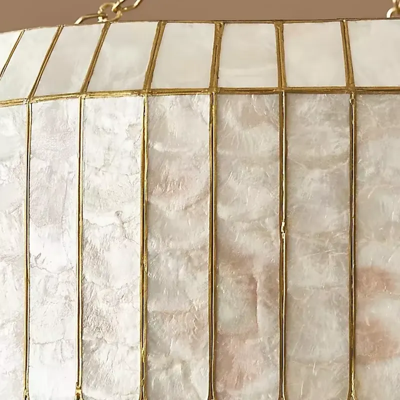 ثريا أمريكية حديثة بتصميم صدف  - مراجعة Lighting Decoration For Home وسعره