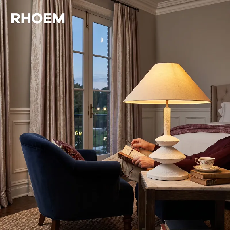 مصباح طاولة بيسارو من RHOEM لل - مراجعة Lighting Decoration For Home وسعره