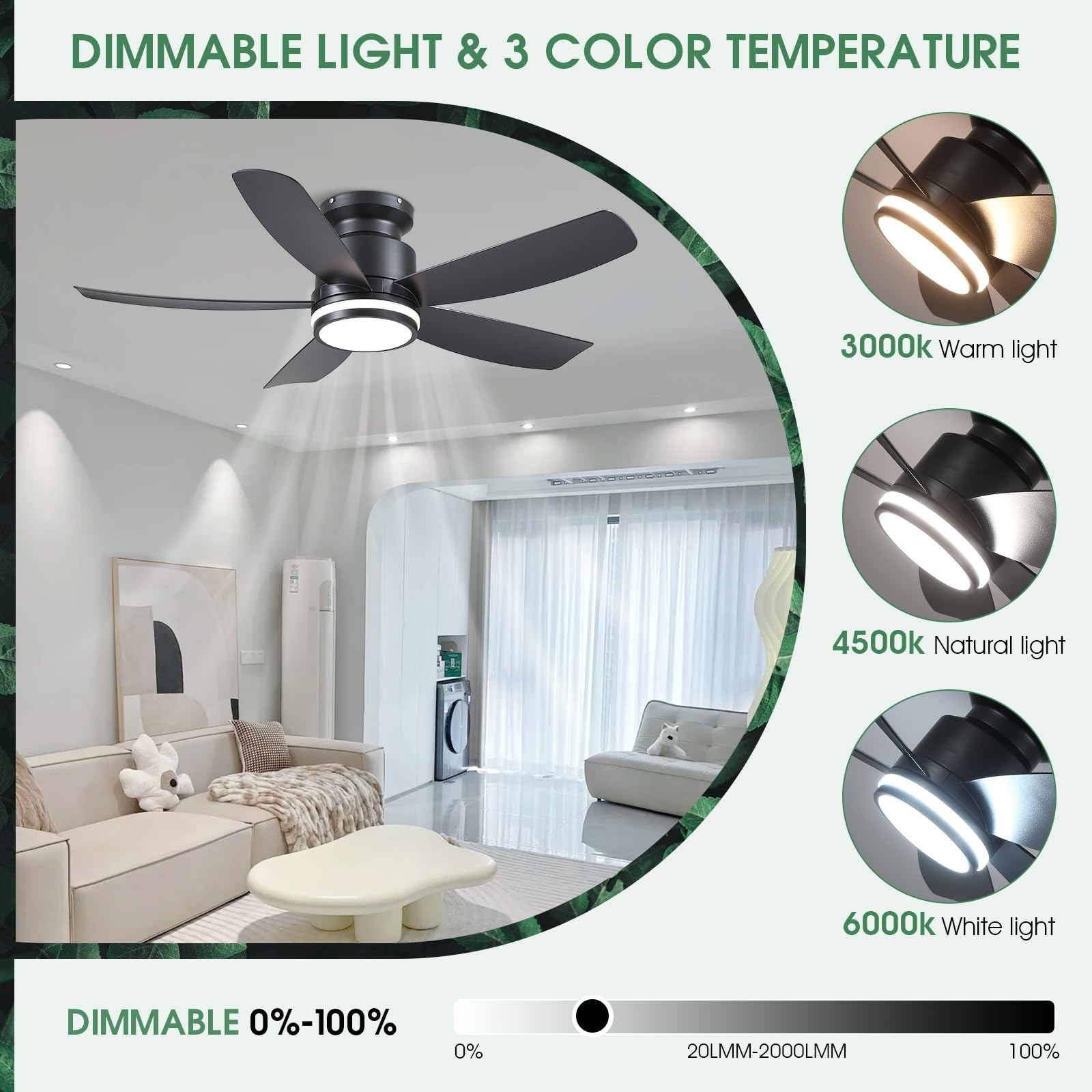 إضاءة التحكم عن بعد الموفرة لل - مراجعة Decor Lighting Ceiling Fans وسعره