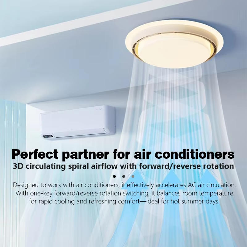 مروحة بدون شفرات مع إضاءة LED  - مراجعة Decor Lighting Ceiling Fans وسعره