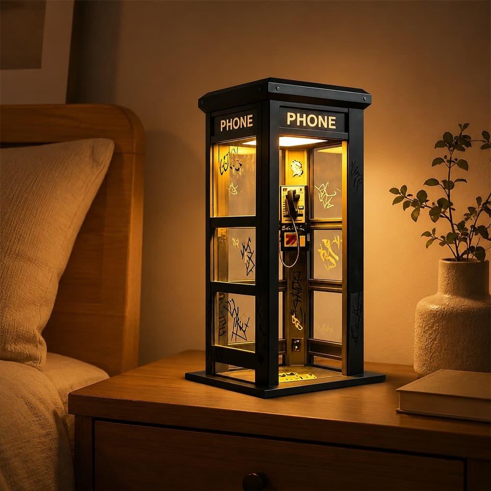 مصباح طاولة على شكل كشك هاتف ل - مراجعة Lighting Decoration For Home وسعره