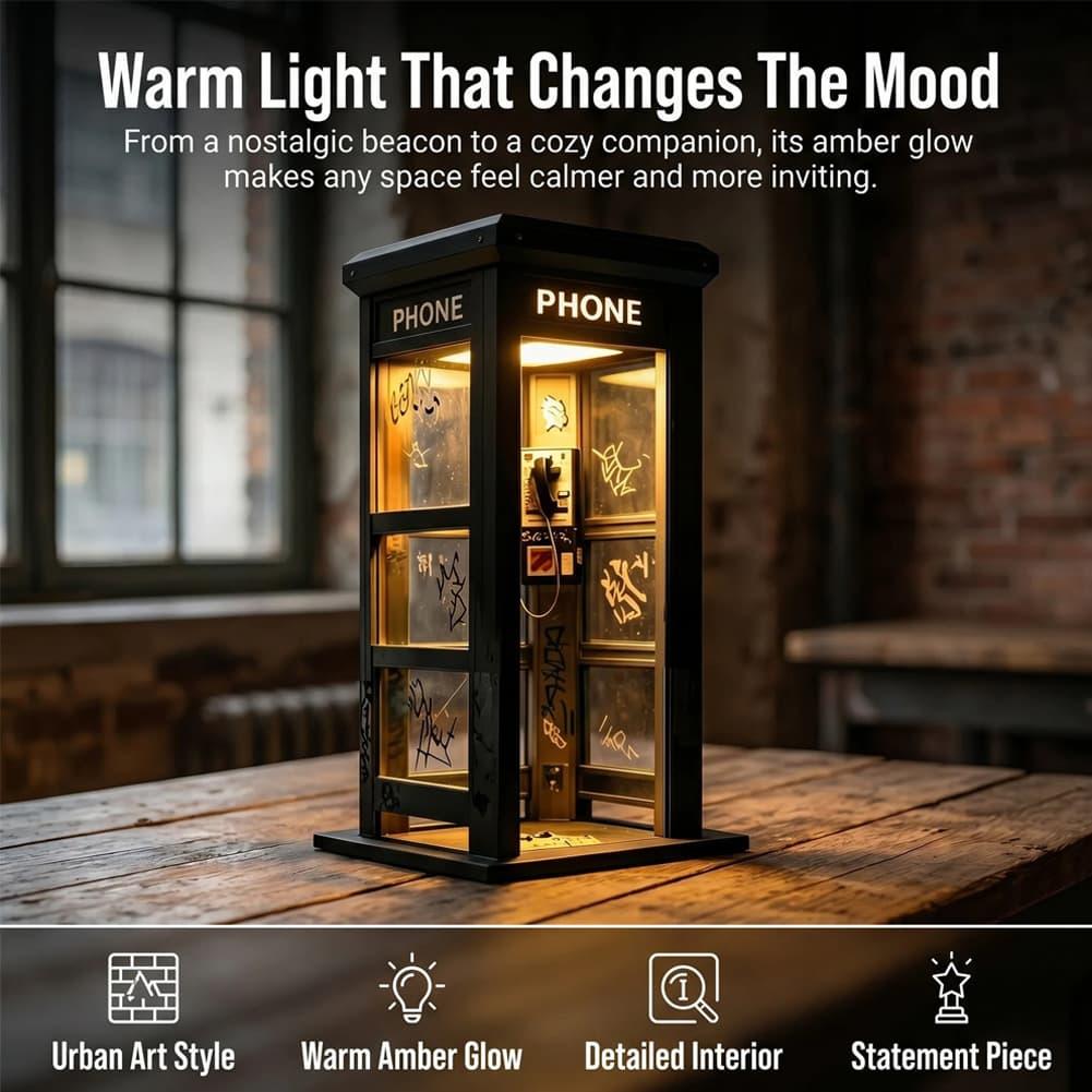 مصباح طاولة على شكل كشك هاتف ل - مراجعة Lighting Decoration For Home وسعره