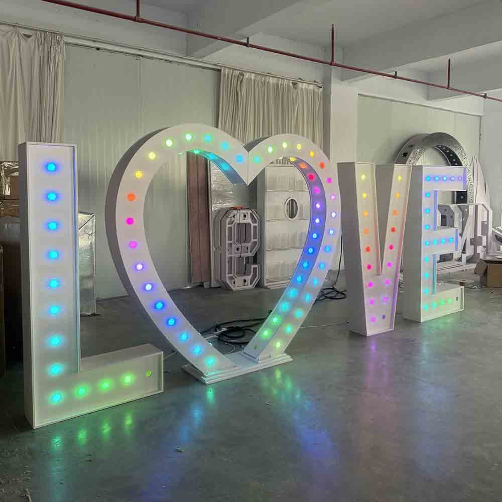 شعار بحجم مخصص كبير يضيء الحرو - مراجعة Light Up Letters Marquee وسعره