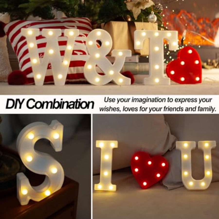 أرقام LED مضيئة، حروف مضيئة من - مراجعة Light Up Letters Marquee وسعره