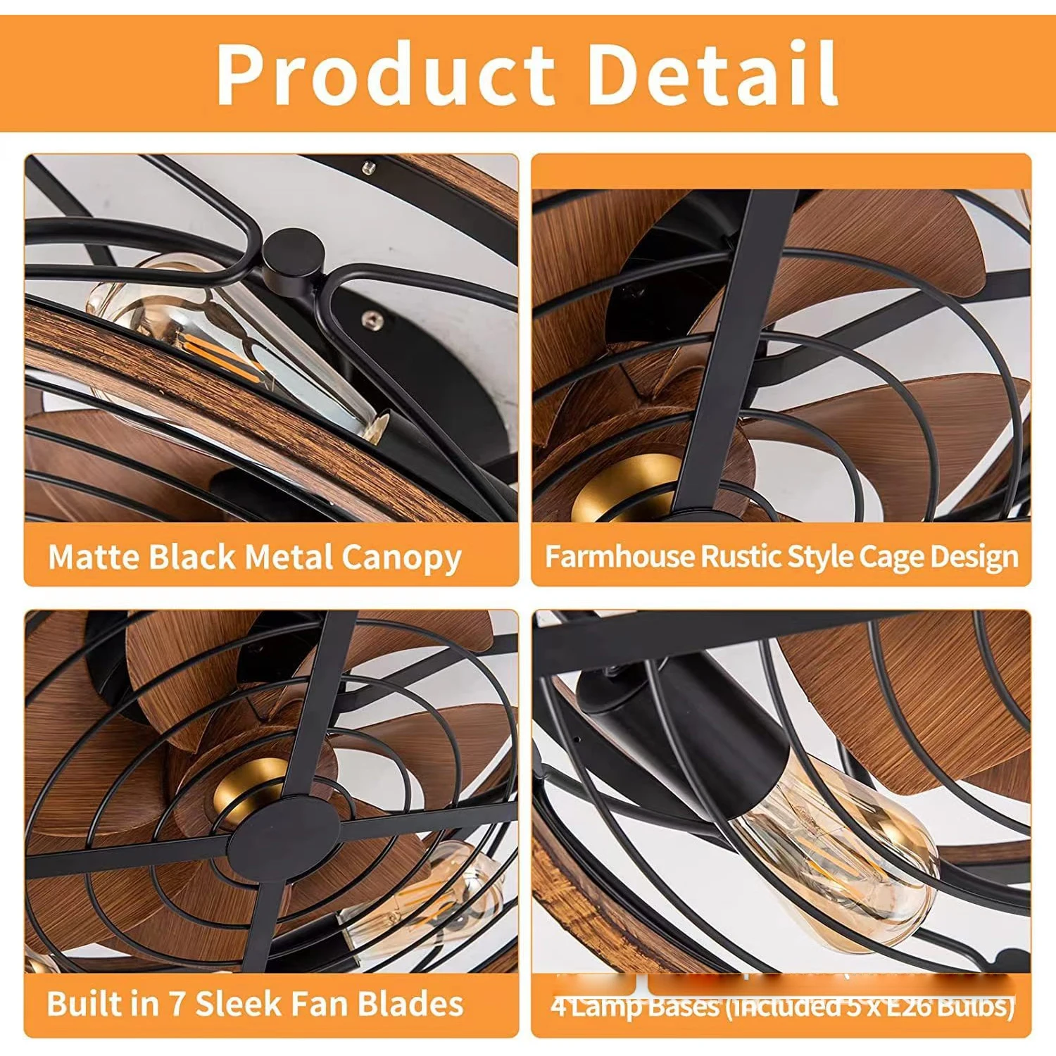 مصباح مروحة سقف قديم لغرفة الم - مراجعة Decor Lighting Ceiling Fans وسعره